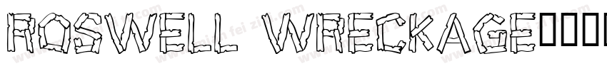 Roswell Wreckage字体转换